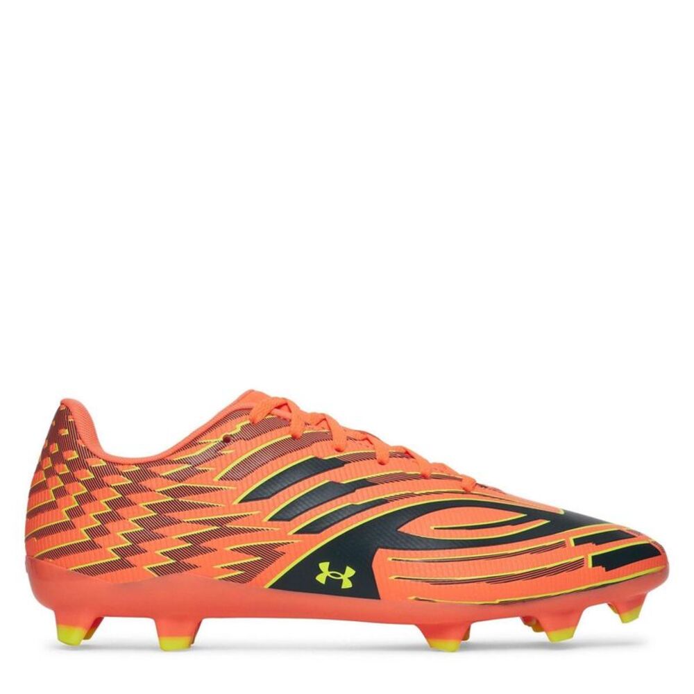 Under Armour Mens Shadow Select 4 Firm Ground Football Boots / Orange/Black